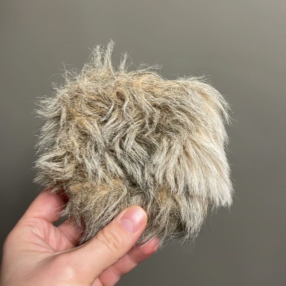 Free wth Purchase (1) only Faux Fur Fuzzy Slipper Moccasin Cabbage Patch Kids